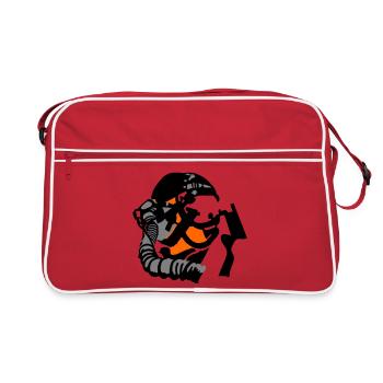 Jet Pilot - Retro Bag - red/white - Front