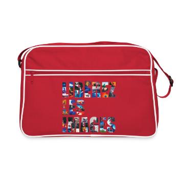 LIBÉREZ LES IMAGE - let's talk - Sac Retro - rouge/blanc - Devant