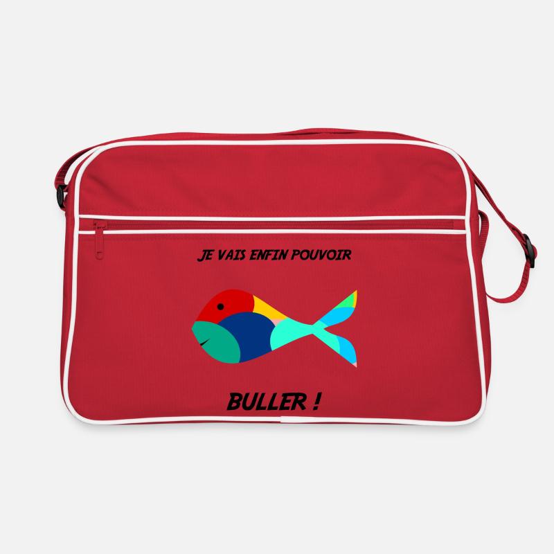 FISH. MEMORY. SARDINE. APRIL FOOL. SEA Retro Bag