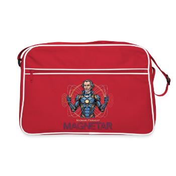 Faraday Magnetar en Armure - Sac Retro - rouge/blanc - Devant
