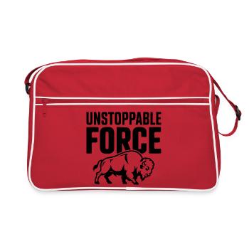Unstoppable Force - Retro Bag - red/white - Front