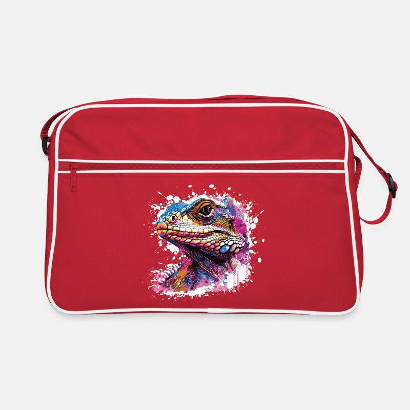 Echse Graffiti  Retro Tasche