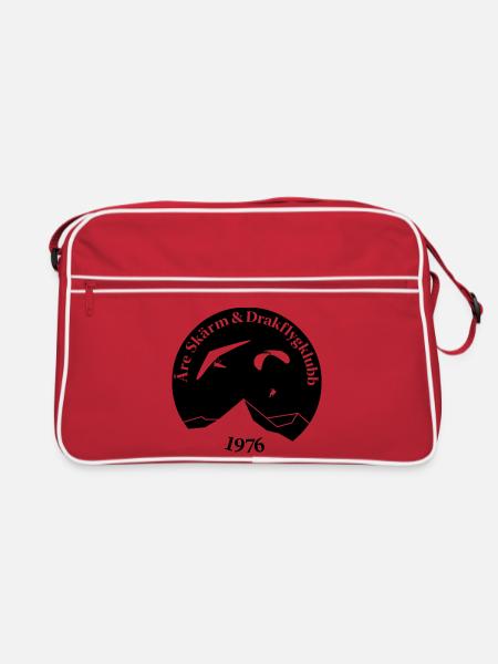 Åre Screen and Kite Flying Club Logo - Retro Bag - red/white - Front