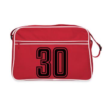 30 - Retro Bag - red/white - Front