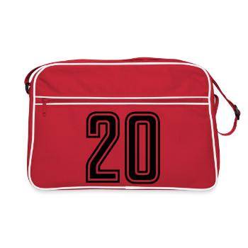 20 - Retro Bag - red/white - Front