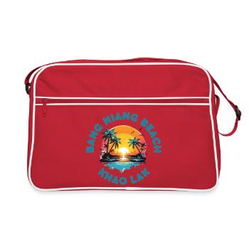 Bang Niang Beach Sunset Circle - Retro Bag - red/white - Front
