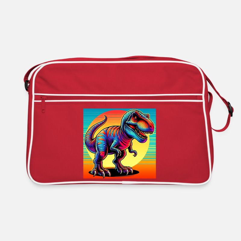 Dinosaurier Retro Tasche