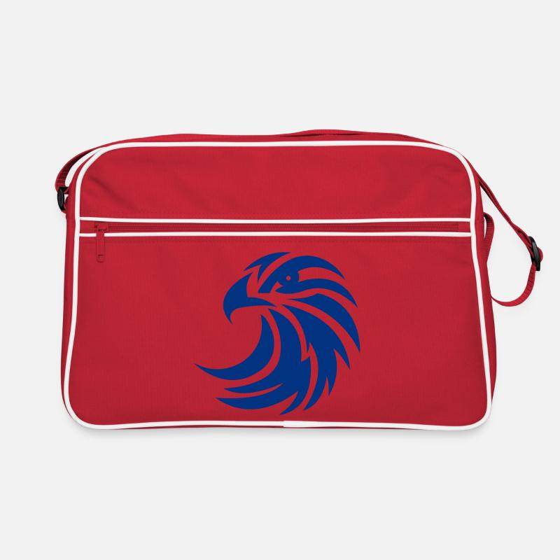 Conception du cercle du phénix bleu Sac Retro