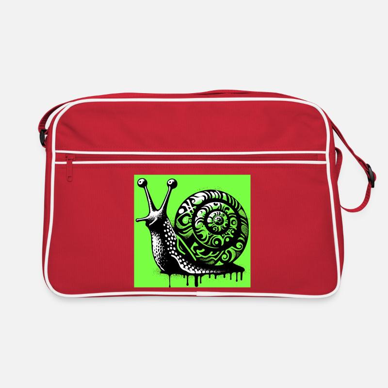 Schnecke Retro Tasche