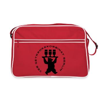 VEB Getränkekombinat Berlin - Retro Tasche - Rot/Weiß - Vorne