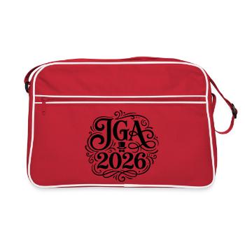 Jga 2026 Enterrement de vie de garçon - Sac Retro - rouge/blanc - Devant