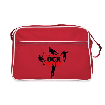 Force OCR – Conception de la focalisation des obstacles - Sac Retro - rouge/blanc - Devant