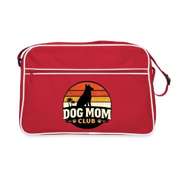 Club des mamans de chiens - Sac Retro - rouge/blanc - Devant