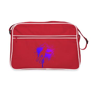 Pickleball players for pickleball players Fans - Retro Bag - red/white - Front
