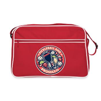 Pickleball Prosecco Fusion - Retro Bag - red/white - Front