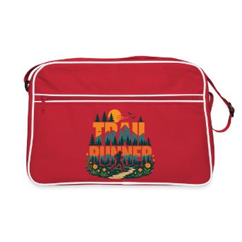 Trailrunner - Retro Tasche - Rot/Weiß - Vorne