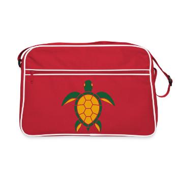 Été des Tortues - Sac Retro - rouge/blanc - Devant