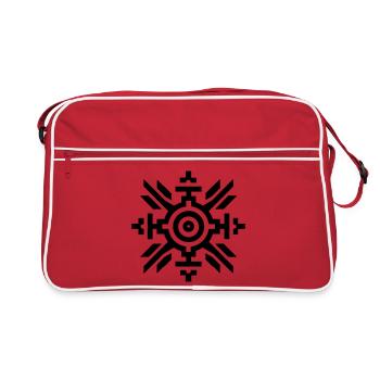 Aztec sun - Retro Bag - red/white - Front