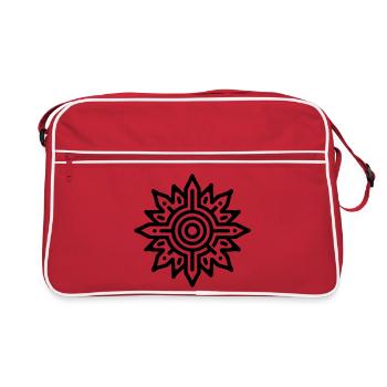 Aztec sun - Retro Bag - red/white - Front