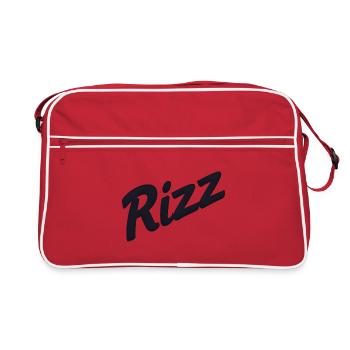 Rizz Neon Script - Sac Retro - rouge/blanc - Devant