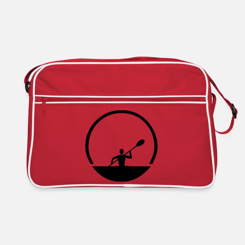 Emblème de canoë Sac Retro