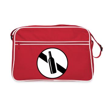 End of ban on drinking - Retro Bag - red/white - Front