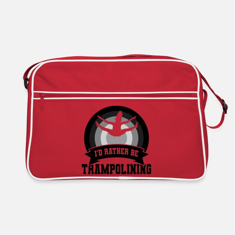 I’d Rather Be Trampolining Retro Tasche