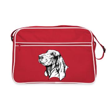 Bracco Italiano Portrait - Sac Retro - rouge/blanc - Devant