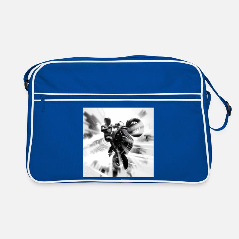 Der Biker ist willig Retro Tasche