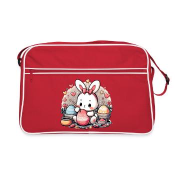 Easter preparations - Retro Bag - red/white - Front
