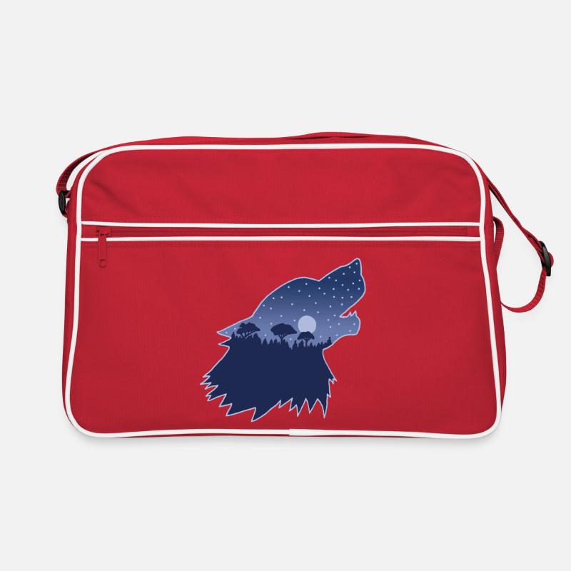 Le loup et l'appel de la forêt Sac Retro