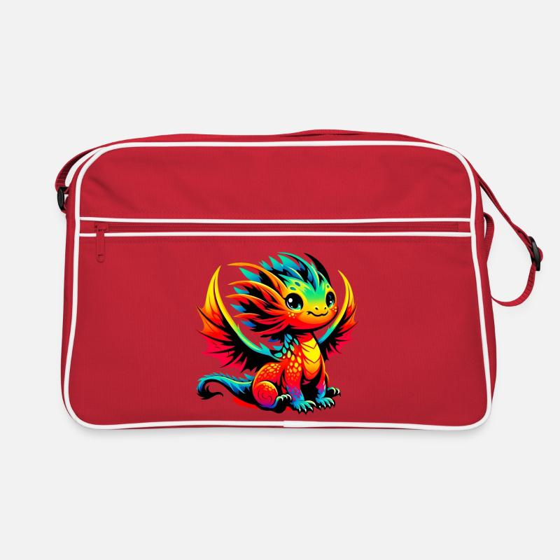 Drache Retro Tasche