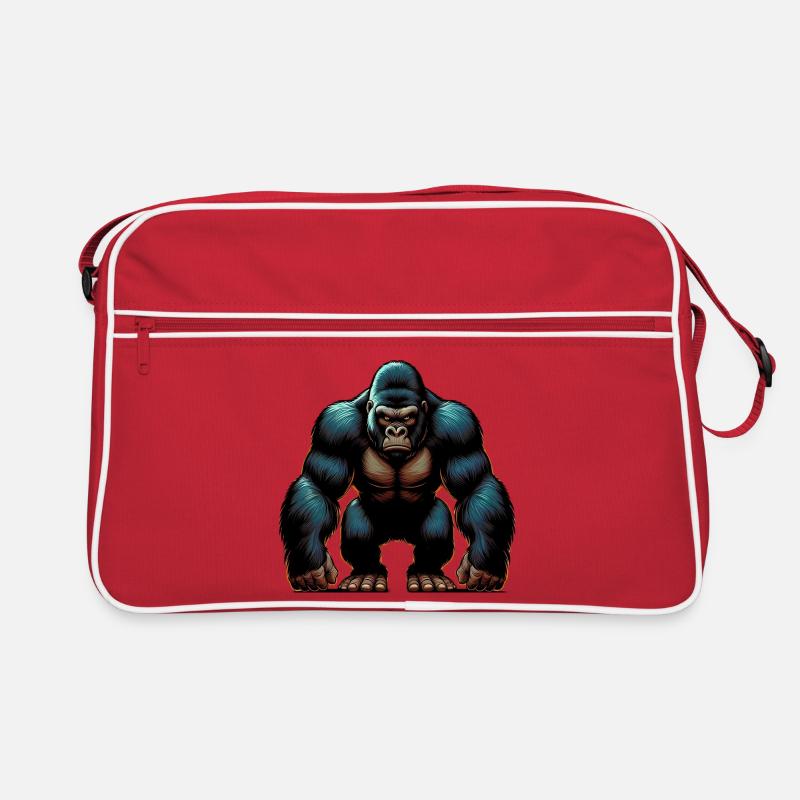 Gorilla - Retro Bag - red/white