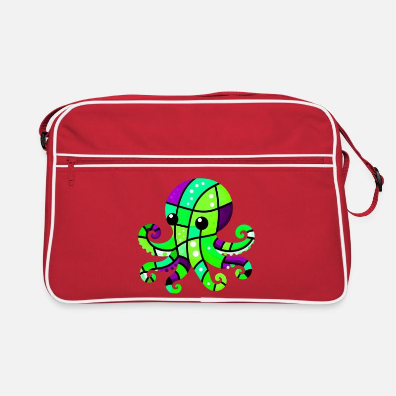 Pieuvre Sac Retro
