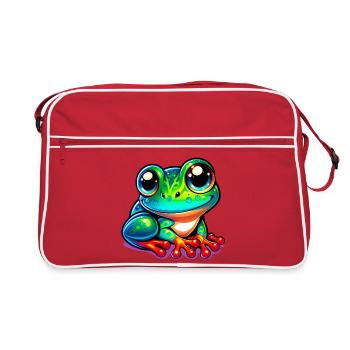 Grenouille - Sac Retro - rouge/blanc - Devant