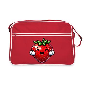 Fraise Fraises - Sac Retro - rouge/blanc - Devant
