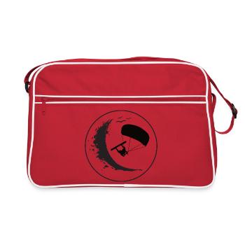 Wave Rider Eclipse - Retro Tasche - Rot/Weiß - Vorne