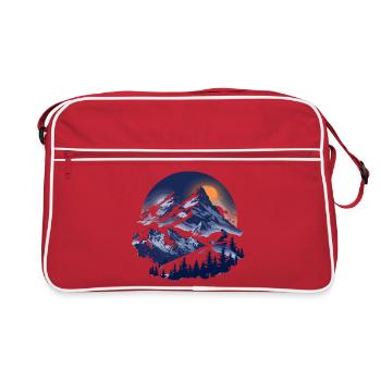 Snowboarding Graphics - Retro Bag - red/white - Front
