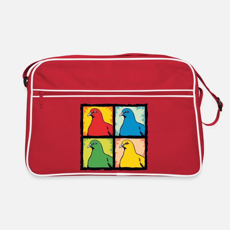 Tauben Retro Tasche