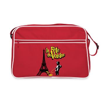 La fête des voisins - Sac Retro - rouge/blanc - Devant