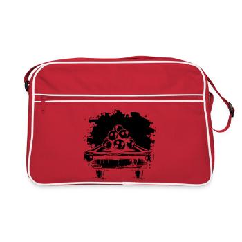 Billiards Comic Look - Retro Bag - red/white - Front
