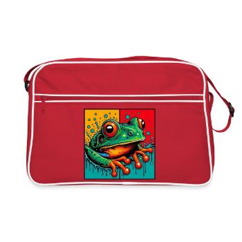 grenouille - Sac Retro - rouge/blanc - Devant