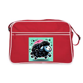 Black Sheep - Retro Bag - red/white - Front