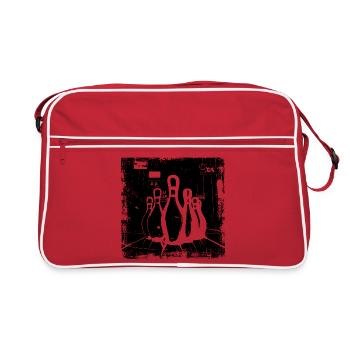 Bowling - Sac Retro - rouge/blanc - Devant