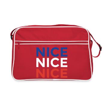 Nice Nice Nice: The Authentic Nice Souvenir - Retro Bag - red/white - Front