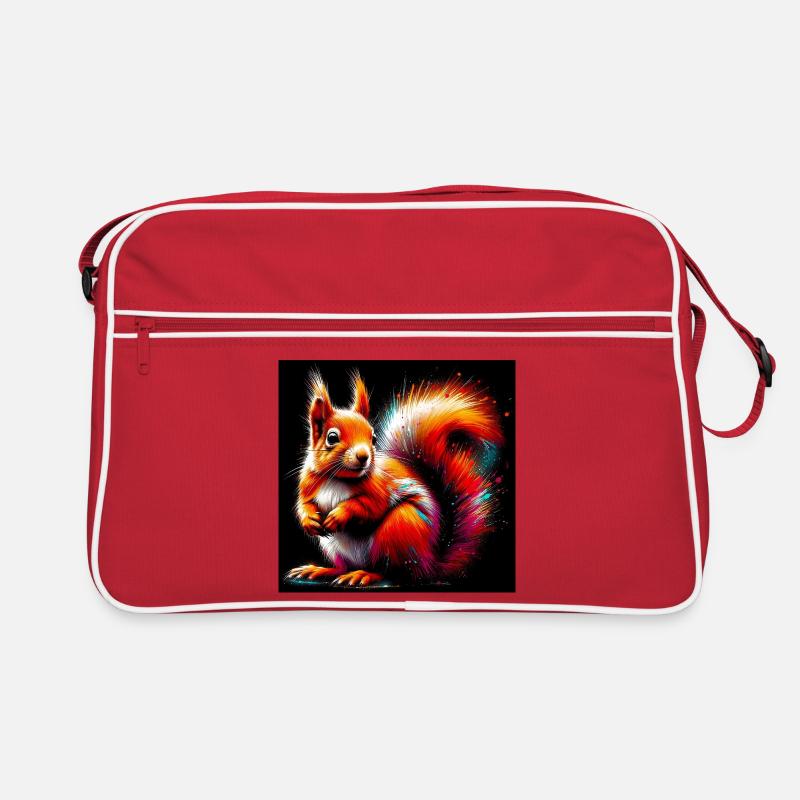 Eichhörnchen Retro Tasche
