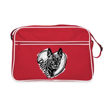Berger hollandais - Dutchie - Sac Retro - rouge/blanc - Devant