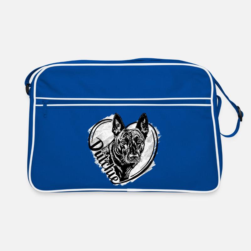 Dutch Shepherd -Dutchie  Retro Bag