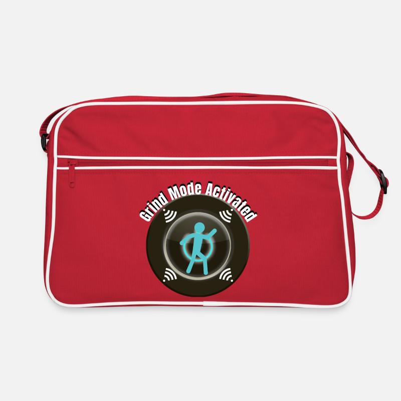 Grind Mode Activated – Motivation & Focus Graphic Retro Bag