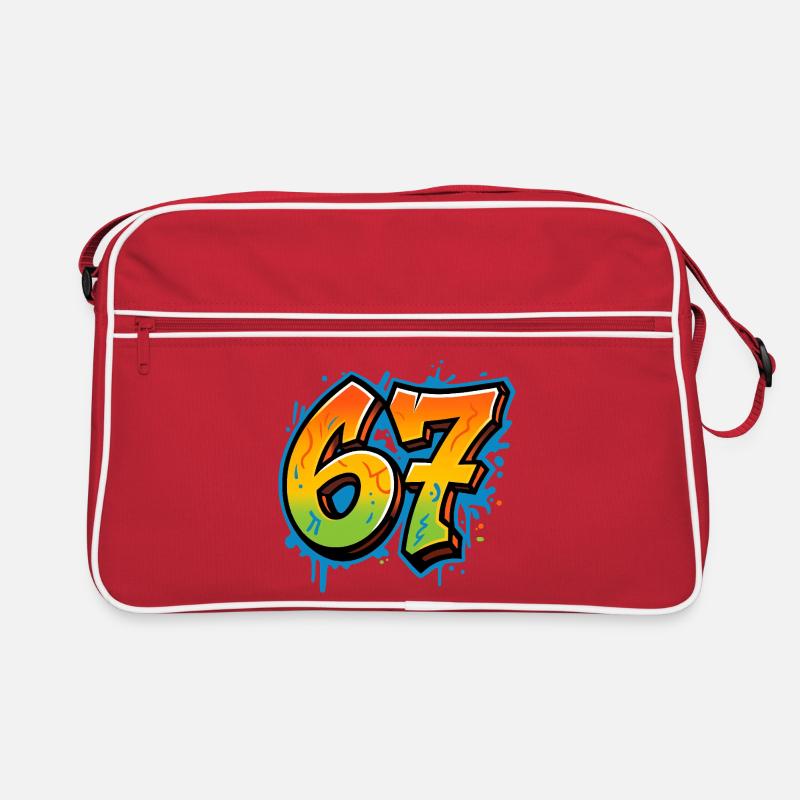 Six Seven Graffity Retro Tasche